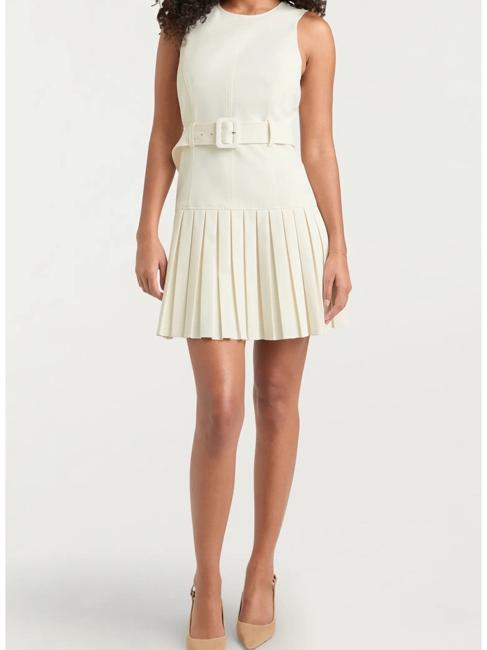 Cinq à Sept Charolette Sleeveless Belted Minidress